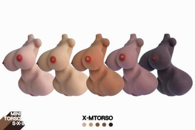 Muñeca Sexual Curvilínea Gordita - Floria 2 x m torso fjnb15